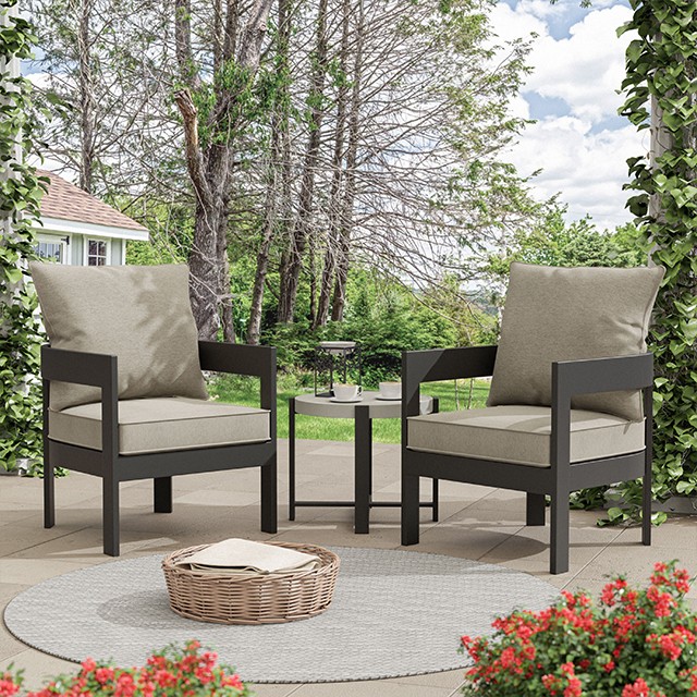 GM-1024BK-3PK LOTUS 3-PC PATIO SET