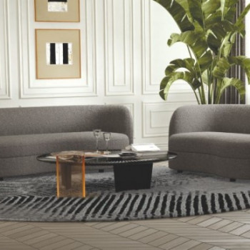 FM61003GY-SF-LV 2PC SETS VERSOIX SOFA + LOVESEAT