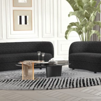 FM61003BK-SF-LV 2PC SETS VERSOIX SOFA + LOVESEAT