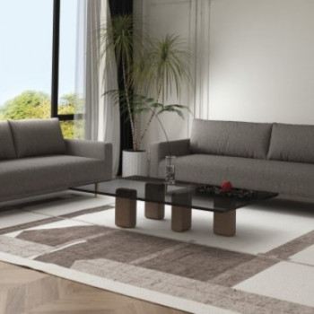 FM61000GY-SF-LV 2PC SETS ELVERUM SOFA + LOVESEAT