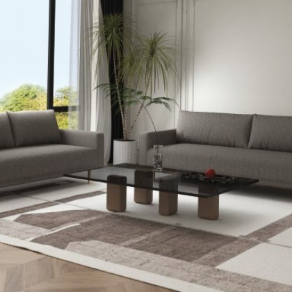 FM61000GY-SF-LV 2PC SETS ELVERUM SOFA + LOVESEAT