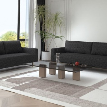 FM61000BK-SF-LV 2PC SETS ELVERUM SOFA + LOVESEAT