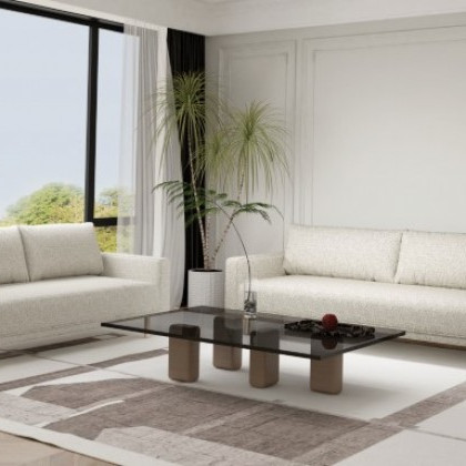 FM61000WH-SF-LV 2PC SETS ELVERUM SOFA + LOVESEAT