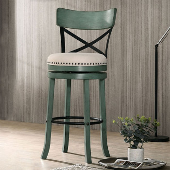 CM-BR1855GR-29-2PK CLARENCE 29" SWIVEL BARSTOOL (2/BOX)
