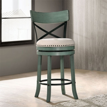 CM-BR1855GR-24-2PK CLARENCE 24" SWIVEL BARSTOOL (2/BOX