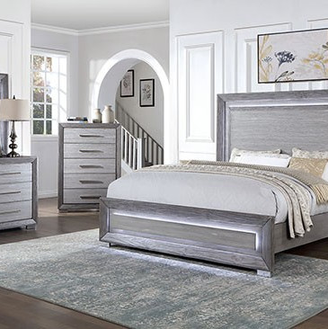 CM7468GY-CK-4PC 4PC SETS RAIDEN Cal.King Bed