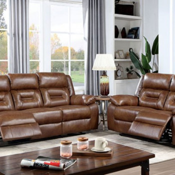 CM6486BR-SF-PM-2PC 2PC SETS GILES POWER SOFA + LOVESEAT