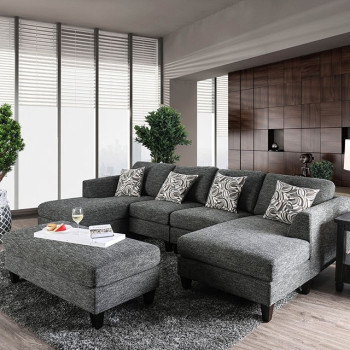 CM6363 LOWRY SECTIONAL W/ OTTOMAN