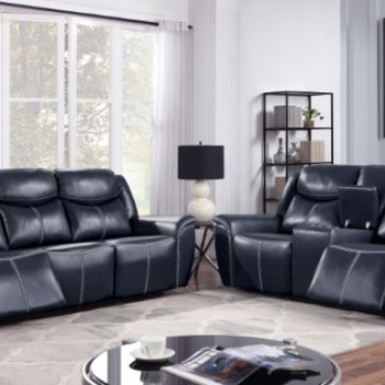 CM6147BL-SF-PM-2PC 2PC SETS ABBOTSFORD POWER SOFA + LOVESEAT