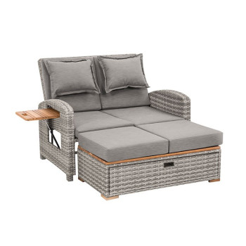 GM-1009GY BAHIA TOBAGO RECLINING CHAISE LOUNGE