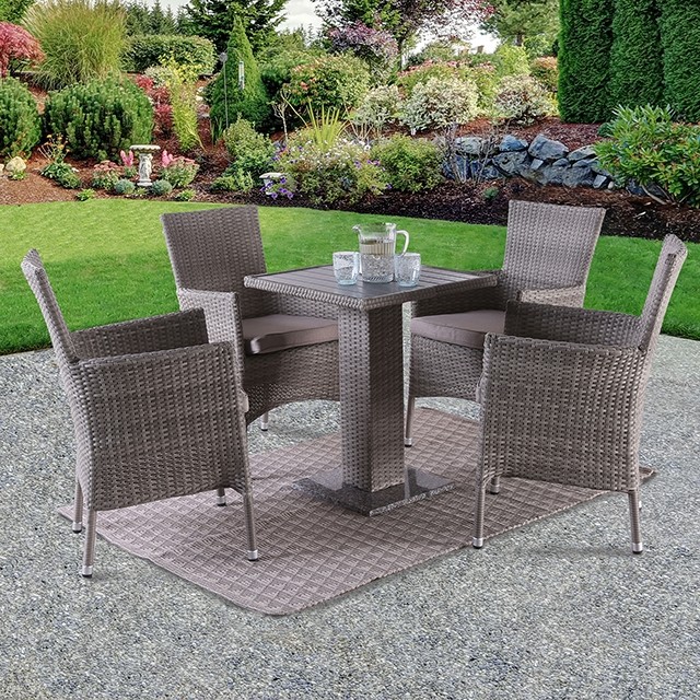 FM80004GY-5PC-06GY AMINTA PATIO BISTRO SET