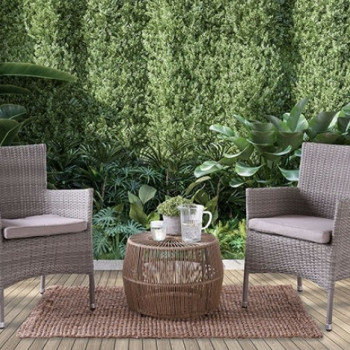 FM80003NT-3PC-06GY GALINA 5 PC. PATIO CONVERSATION SET