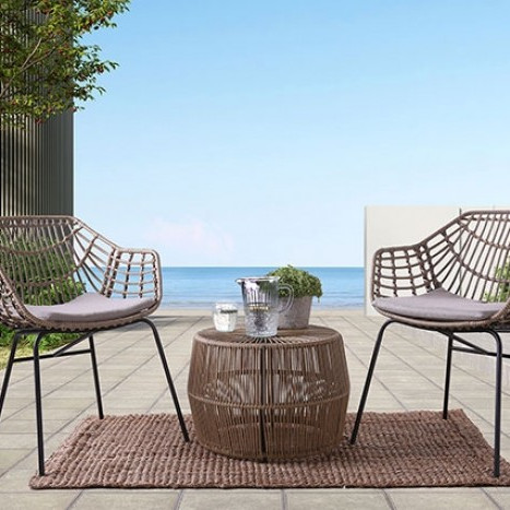 FM80003NT-3PC-02NT LIVANA 3 PC. PATIO CONVERSATION SET