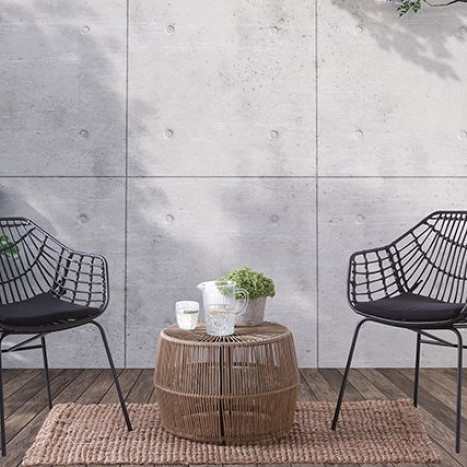 FM80003NT-3PC-02BB LIVANA 3 PC. PATIO CONVERSATION SET