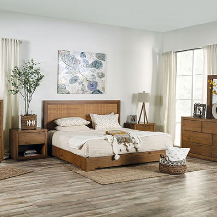 FOA7460WN-EK-4PC 4PC SETS LEIRVIK E.King BED