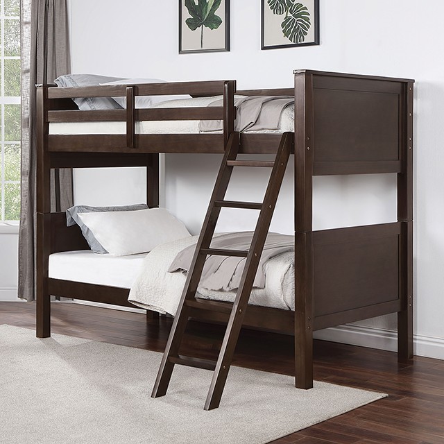 CM-BK658WN-TT STAMOS TWIN/TWIN BUNK BED