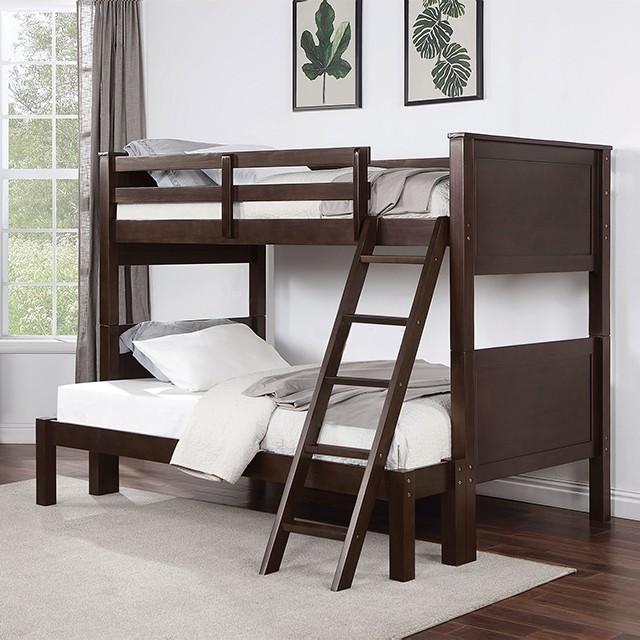 CM-BK658WN-TF STAMOS TWIN/FULL BUNK BED
