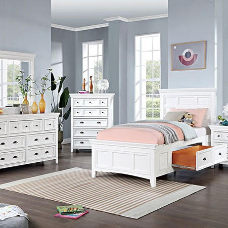 CM7413WH-T-4PC 4PC SETS CASTILE Twin BED