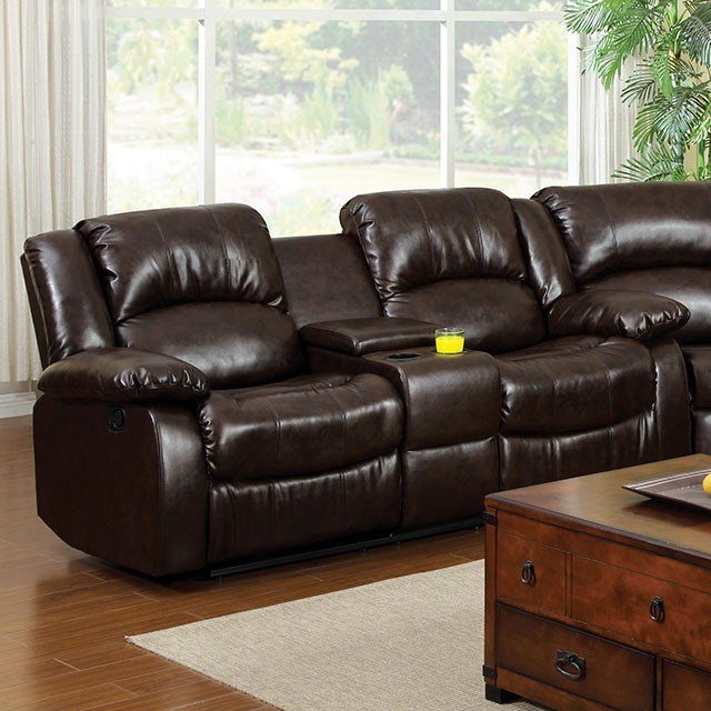 CM6556L-CT WINSLOW LOVE SEAT W/ CENTER CONSOLE