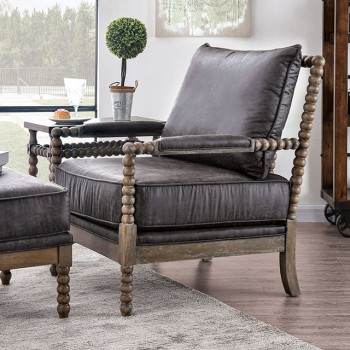 CM-AC6165GY-AC TARRAGONA ACCENT CHAIR