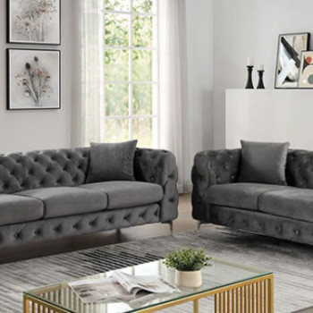 CM6498DG-SF-2PC 2PC SETS SAPPHIRA SOFA + LOVESEAT