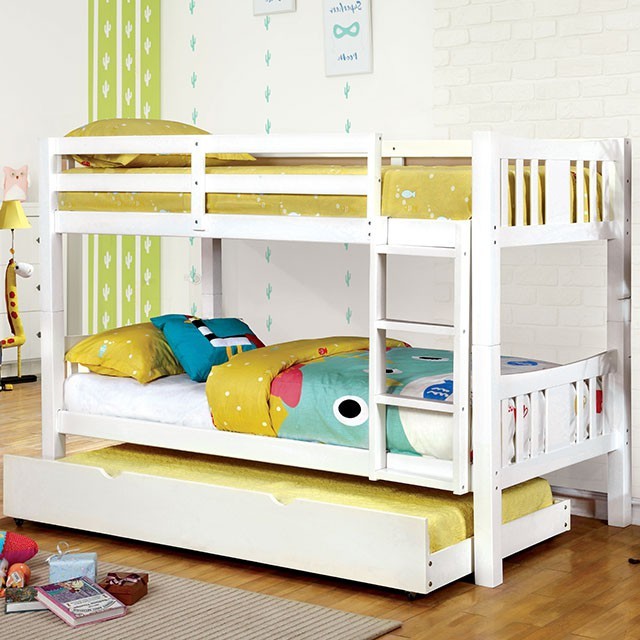 CM-BK929WH CAMERON TWIN/TWIN BUNK BED