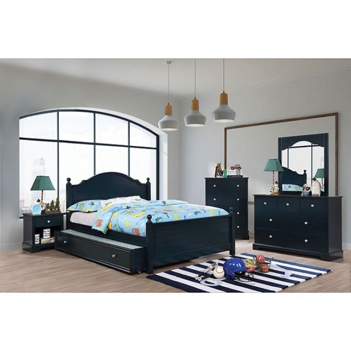 CM7158BL-T-TR-4PC 4PC SETS DIANE TWIN BED TRUNDLE