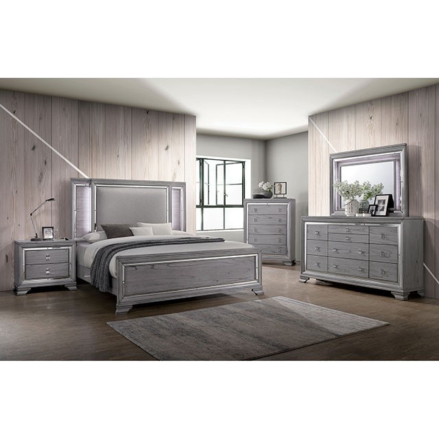 CM7579-Q-4PC 4PC SETS ALANIS Queen BED