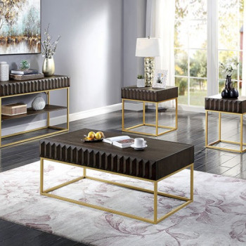 CM4545WN-4PK 4PC SETS AUGSBURG End Table + Coffee Table + Sofa Table + Side Table