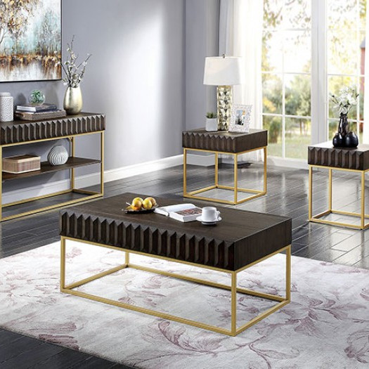 CM4545WN-4PK 4PC SETS AUGSBURG End Table + Coffee Table + Sofa Table + Side Table