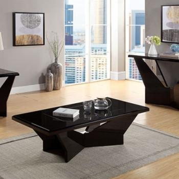 CM4183BK-3PK 3PC SETS DUBENDORF Coffee Table + Sofa Table + End Table