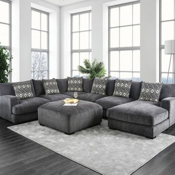 CM6587-SECT-R KAYLEE U-SECTIONAL W/ RIGHT CHAISE