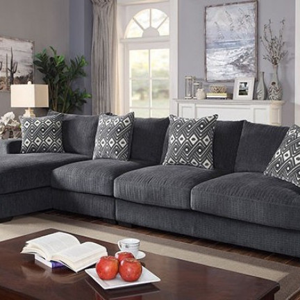 CM6587-SECT-LL KAYLEE LARGE L-SECTIONAL W/ LEFT CHAISE