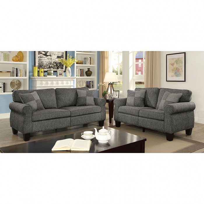 CM6328GY-SF-LV 2PC SETS RHIAN SOFA + LOVESEAT