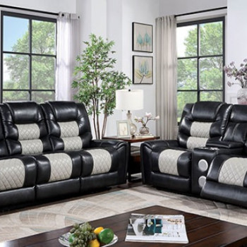 CM6080-SF-PM-2PC 2PC SETS LEIPZIG POWER SOFA + LOVESEAT