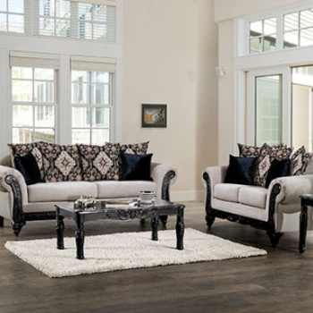 SM7304-SF-LV 2PC SETS MOLFETTA SOFA + LOVESEAT