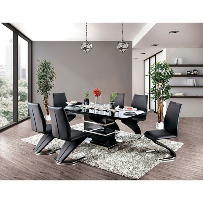 CM3650BK-T-7PC 7PC SETS MIDVALE DINING TABLE
