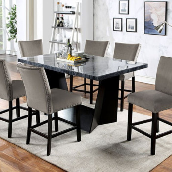 CM3496PT-7PC 7PC SETS OPHEIM COUNTER HT. TABLE + 6 Counter Ht. Chair