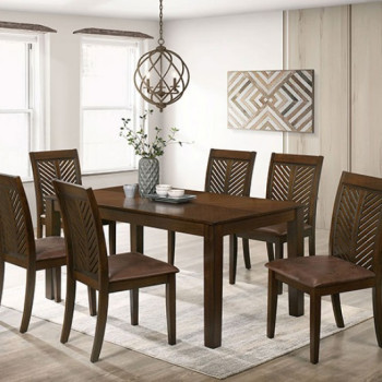 CM3490T-7PC 7PC SETS GARNETT DINING TABLE