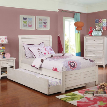 CM7517WH-F-TR BROGAN Full BED + TRUNDLE