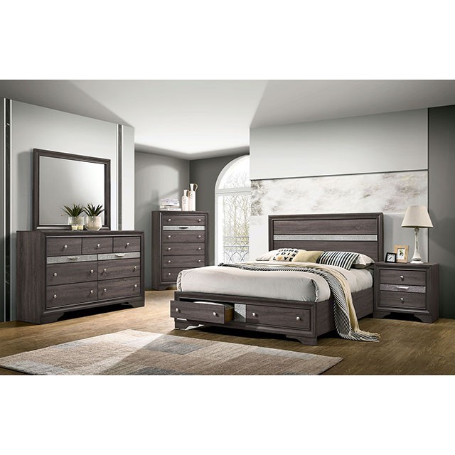 CM7552GY-EK-4PC 4PC SETS CHRISSY E.King BED