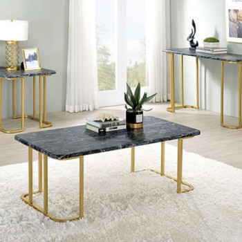 CM4564BK-3PC 3PC SETS CALISTA Coffee Table + End Table + Sofa Table