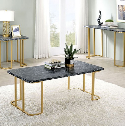 CM4564BK-3PC 3PC SETS CALISTA Coffee Table + End Table + Sofa Table