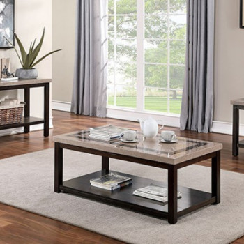 CM4187-3PC 3PC SETS ROSETTA Coffee Table + End Table + Sofa Table
