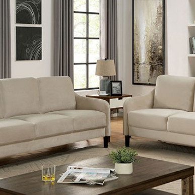 CM6496BG-2PC 2PC SETS KASSEL SOFA + LOVESEAT