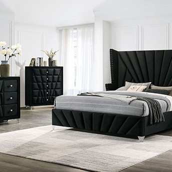 CM7164BK-Q-4PC 4PC SETS CARISSA Queen BED
