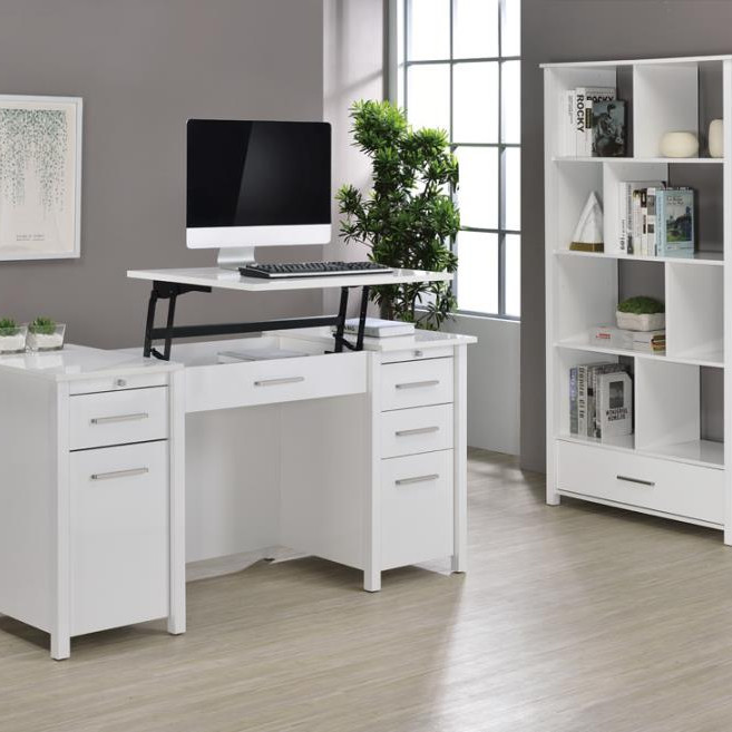 801573 LIFT TOP OFFICE DESK