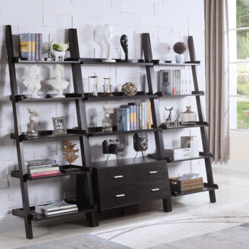 800319-S3 3 PC LADDER BOOKCASE SET