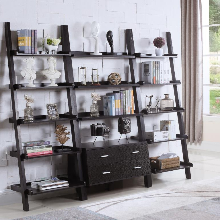 800319-S3 3 PC LADDER BOOKCASE SET