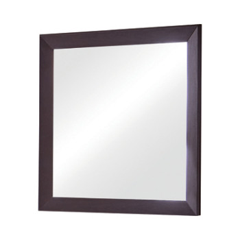 204394 Kauffman Rectangular Mirror Dark Cocoa